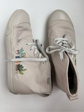 Bangs London Fog Succulent High Top Sneakers Women’s Size 10 Men’s 8.5